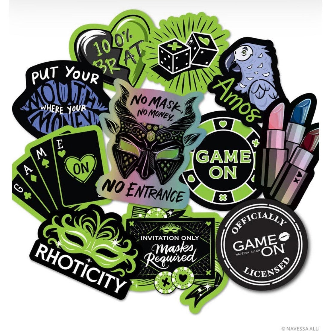 game on decal stickers