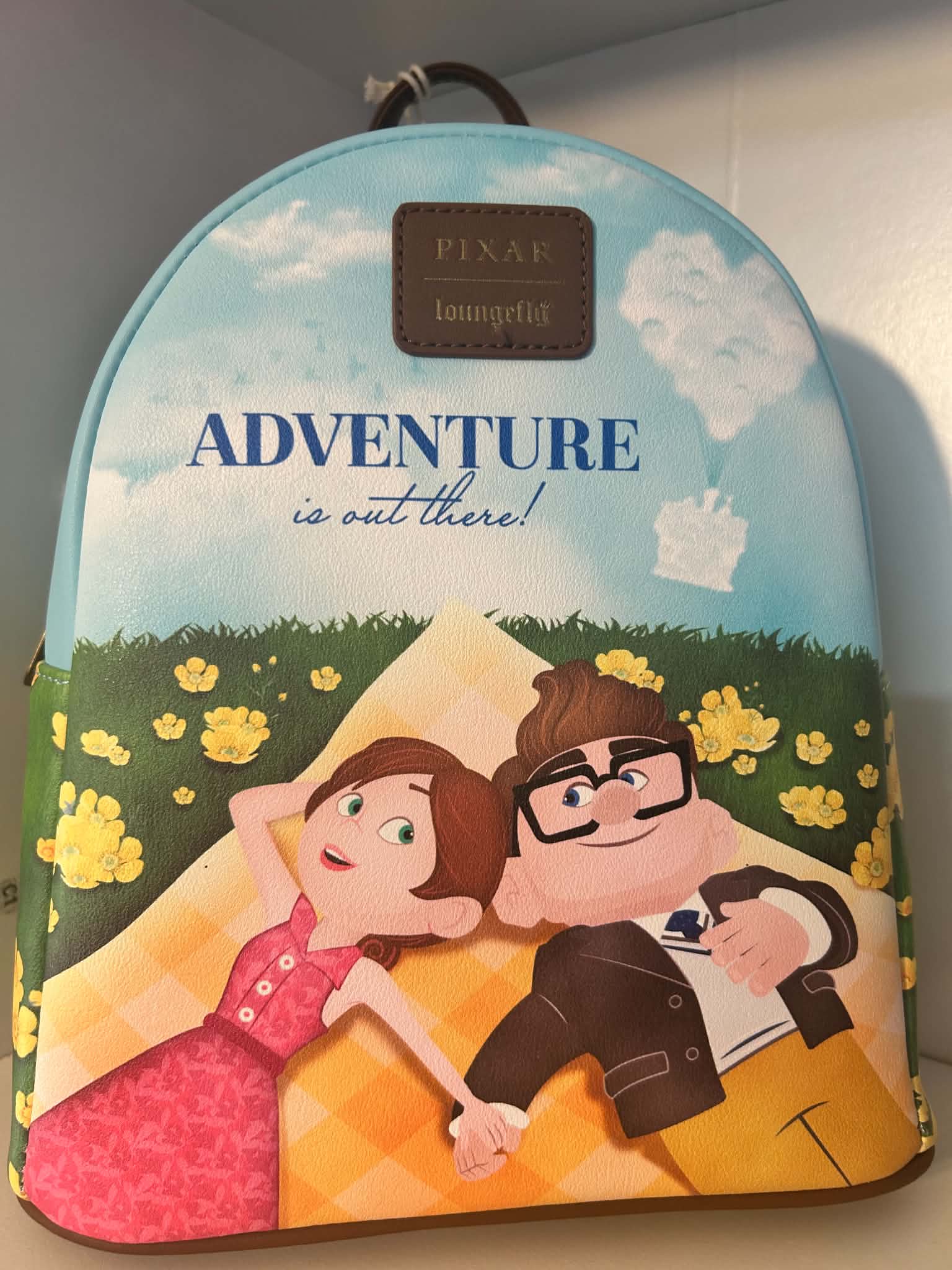 Carl And Elle from Up soft tag Loungefly NWT