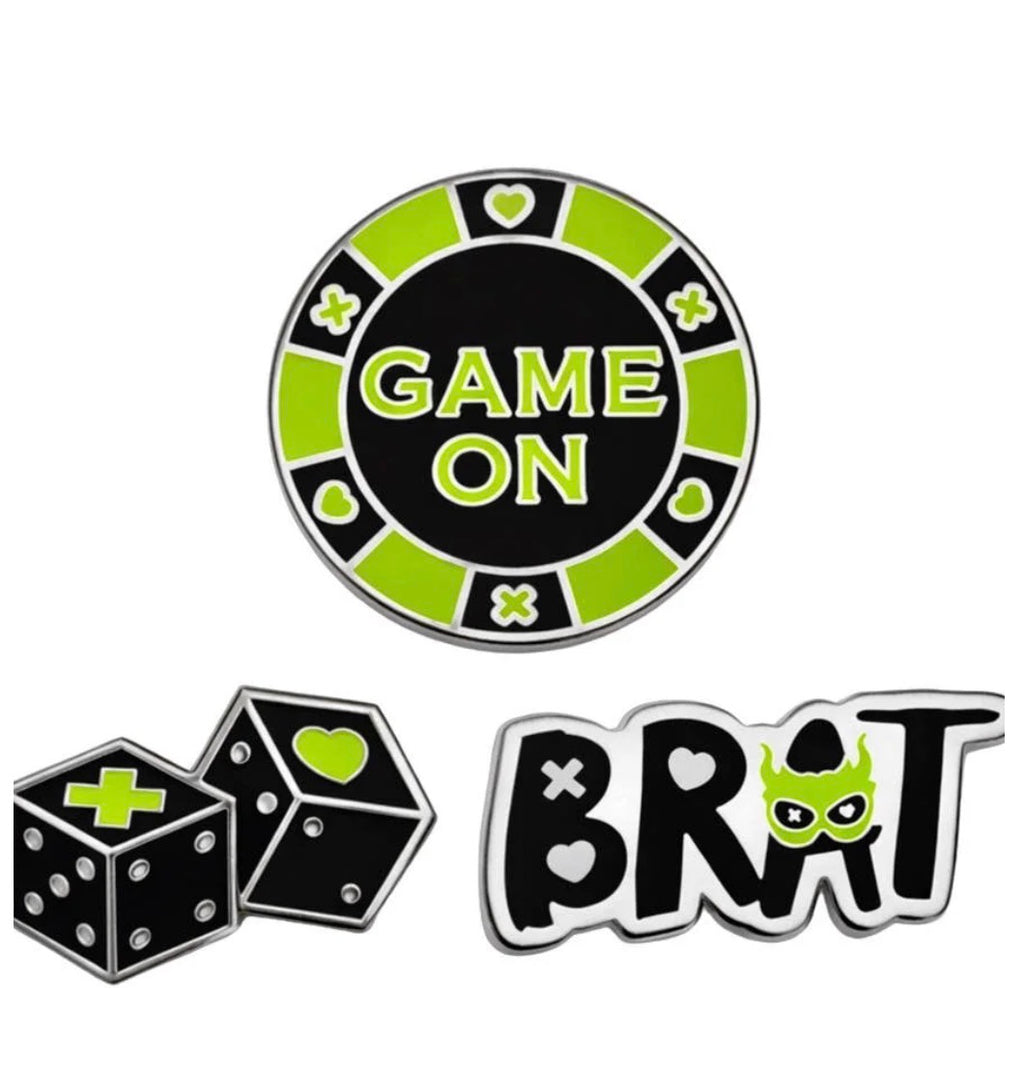 Game On enamel Pins