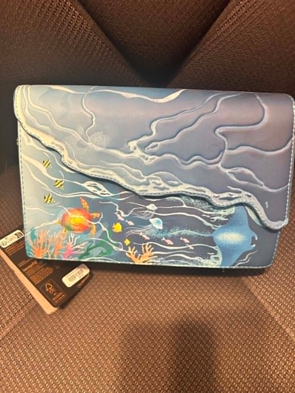 Moana Hard Tag Loungefly crossbody NWT Glows in the dark