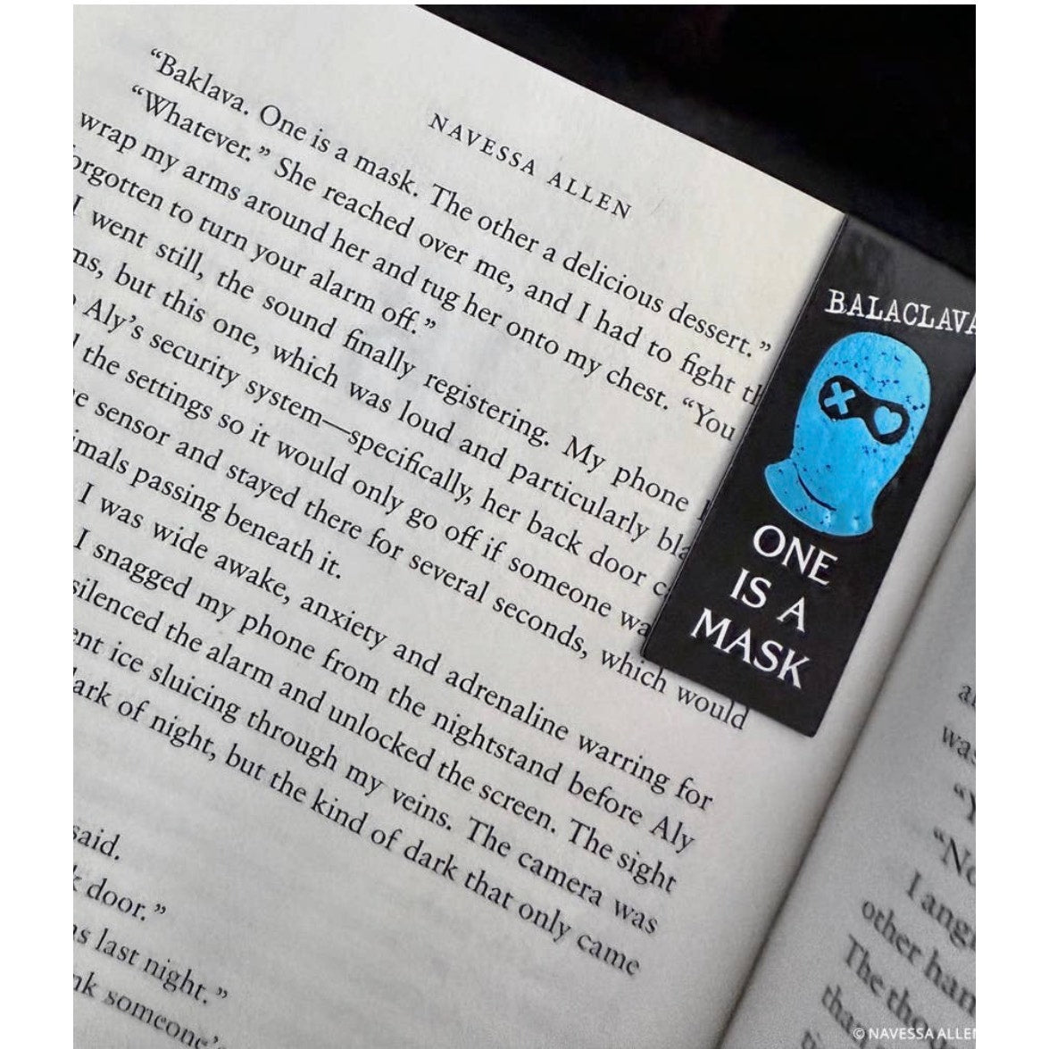 Navessa Allens Lights Out magnet book markers
