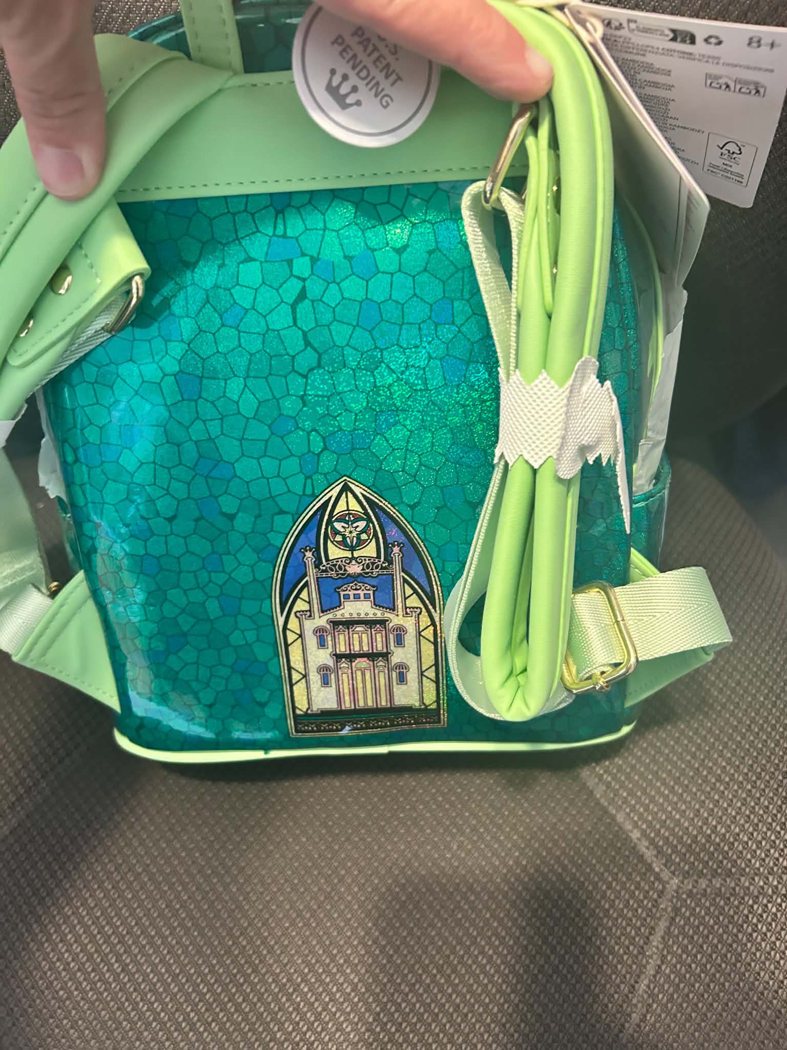 Stain Glass Tiana Hard Tag Loungefly NWT